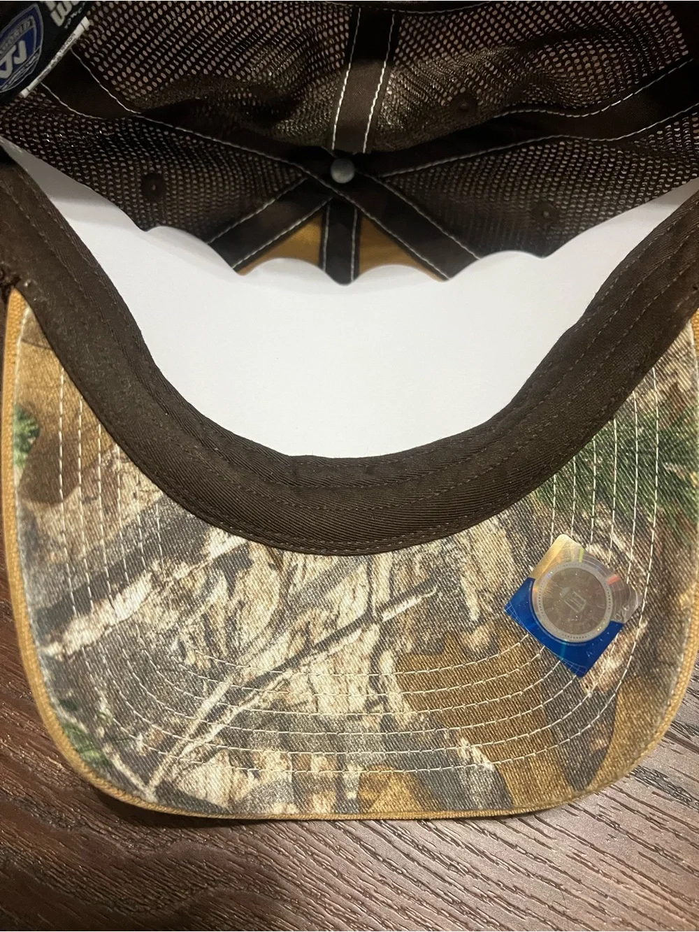 Texas A&M Aggies Mesh-Back Trucker Hat SnapBack Tan Canvas Top of the World